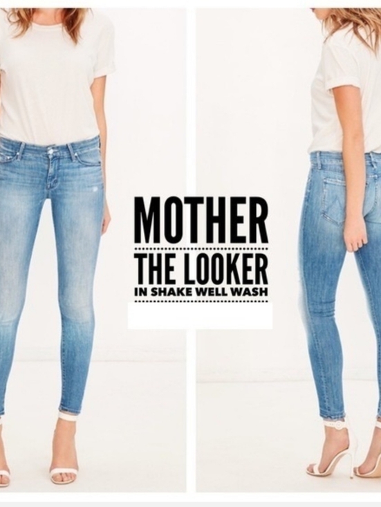 MOTHER Denim - MOTHER The Looker Skinny Jeans in Shake Well